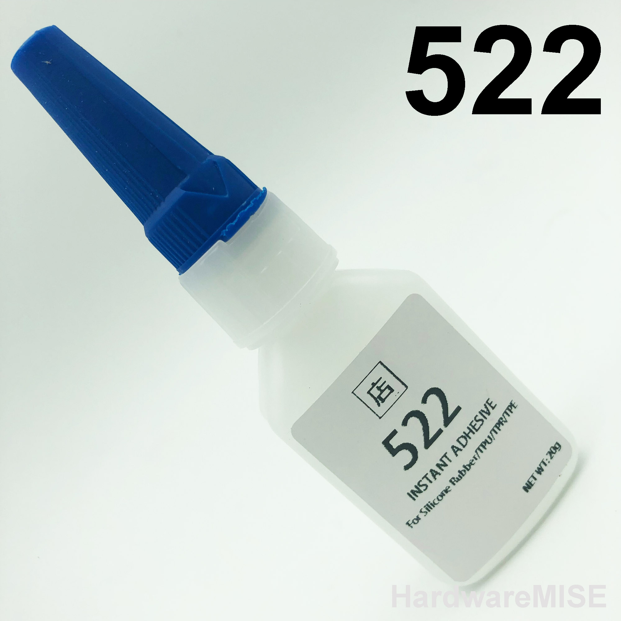 Instant Adhesive Glue 522 For Bonding Silicone Rubber TPU TPR TPE